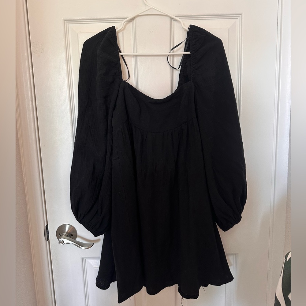 Princess Polly Black Babydoll Dress